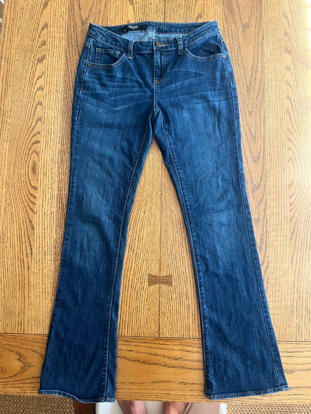Simply Vera Vera Wang Dark Blue Skinny Jeans
